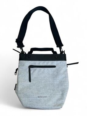 Sherpani Women’s Anti-Theft Grey & Black Canvas Crossbody Daily/Travel Bag